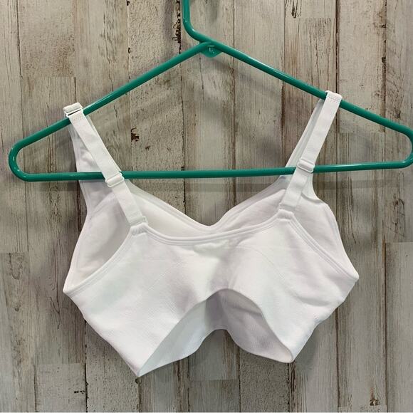 Puma White Padded Sports Bra - Picture 4 of 5